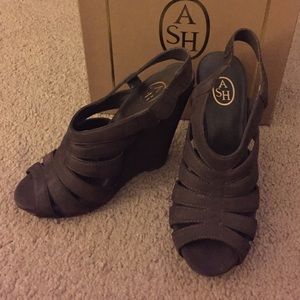 REDUCED! ASH brown platform fall shoes  7 *